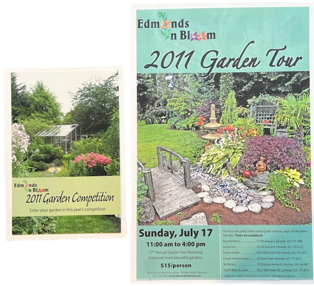 Tour History Edmonds in Bloom